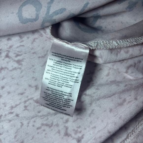 Alessa W. Collection Pink Top Women's Size 14 Script Polyester Blend - Picture 8 of 8